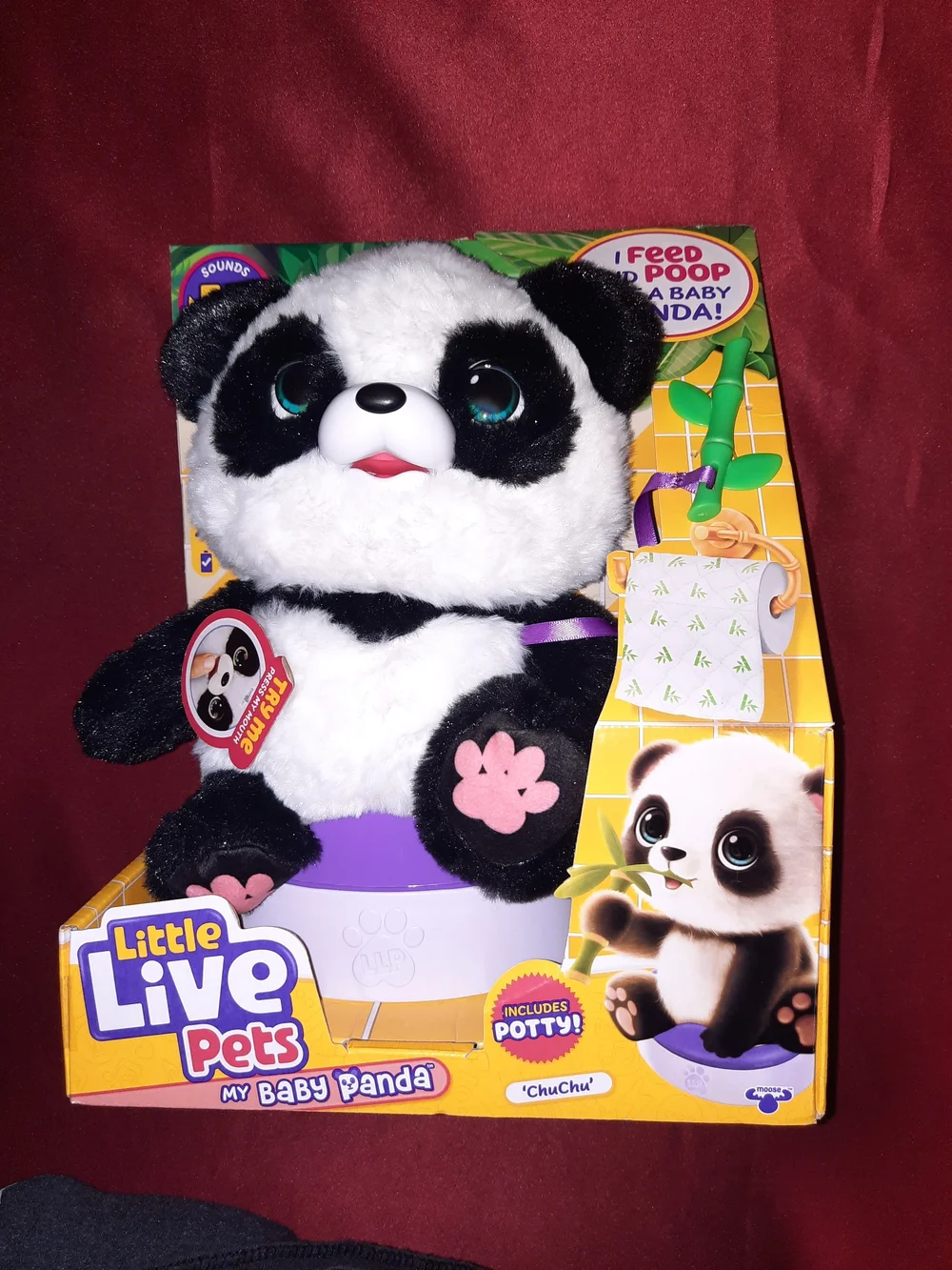 Little Live Pets MY Baby Panda 'ChuChu'  Plush Toy  Interactive Panda